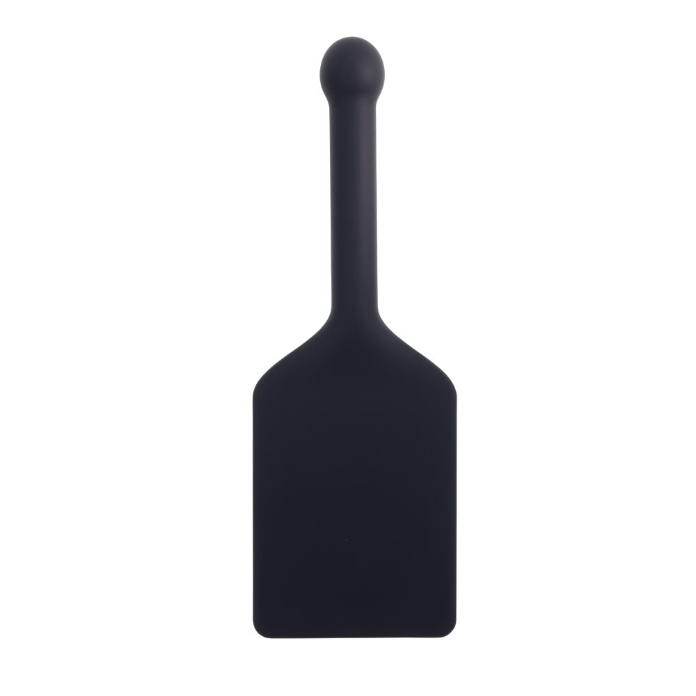 EDGE FUCK TOY Silicone Paddle - Black Silicone Spanking Paddle - SS98048