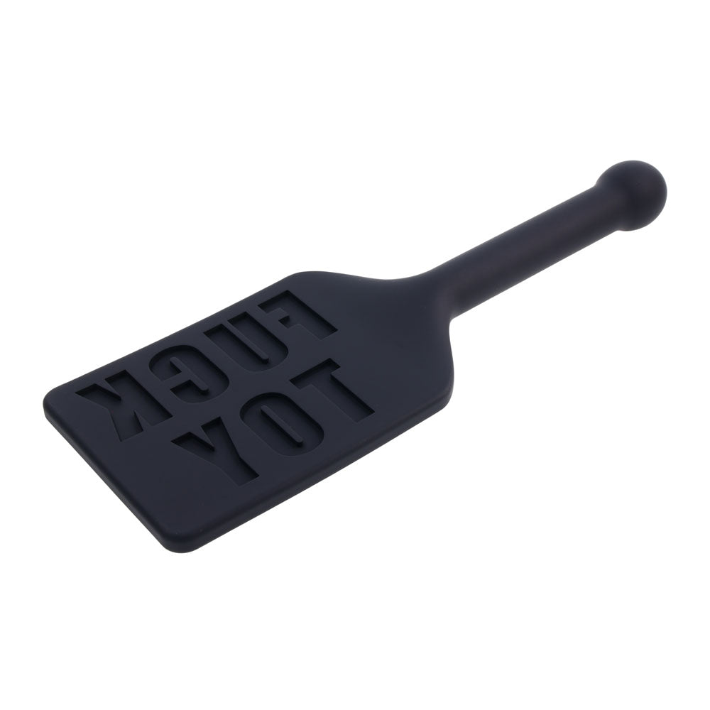 EDGE FUCK TOY Silicone Paddle - Black Silicone Spanking Paddle - SS98048
