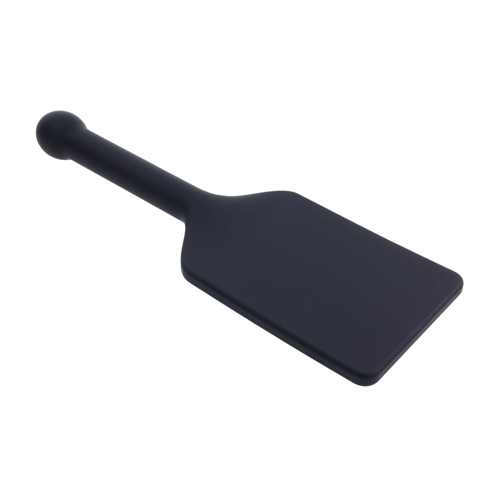 EDGE FUCK TOY Silicone Paddle - Black Silicone Spanking Paddle - SS98048