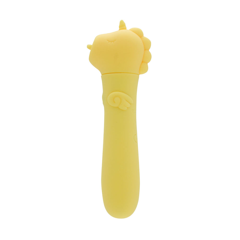Unihorn - USB Bullet - Bean Blossom - Yellow USB Rechargeable Vibrating Bullet - UNIBBBUL