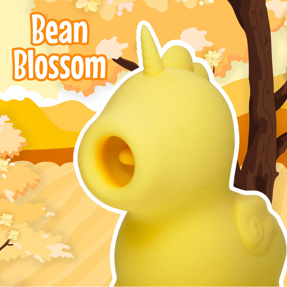 Unihorn - Bean Blossom - Yellow USB Rechargeable Flicking Stimulator - UNIBB