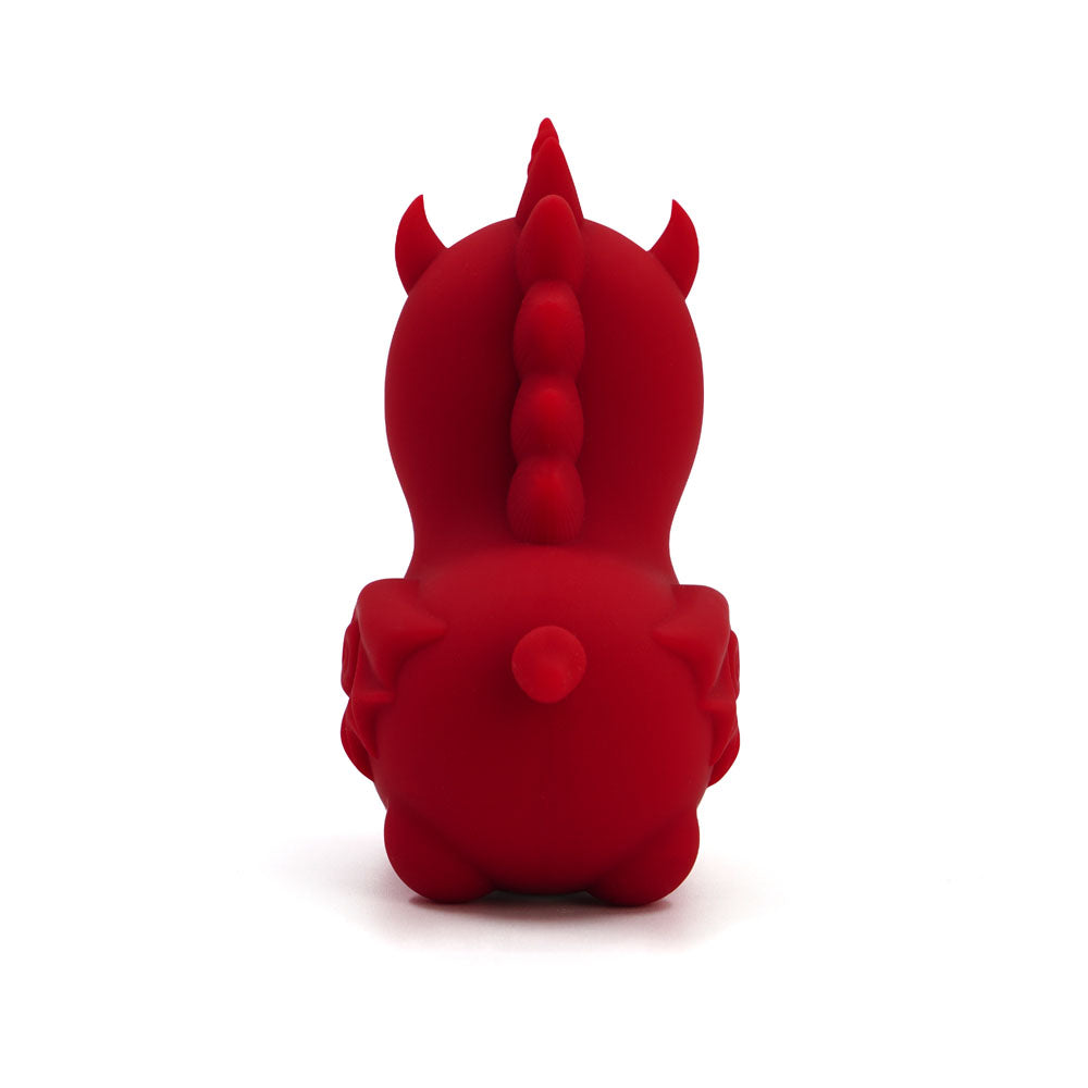 Unihorn - Blaze Diablo - Red USB Rechargeable Forked Tongue Flicking Stimulator - UNIBD