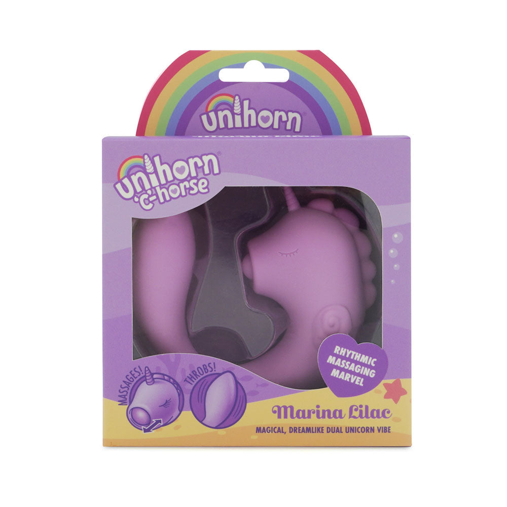 Unihorn - C Horse - Marina Lilac - Lilac USB Rechargeable Dual Unicorn Vibrator - UNICML