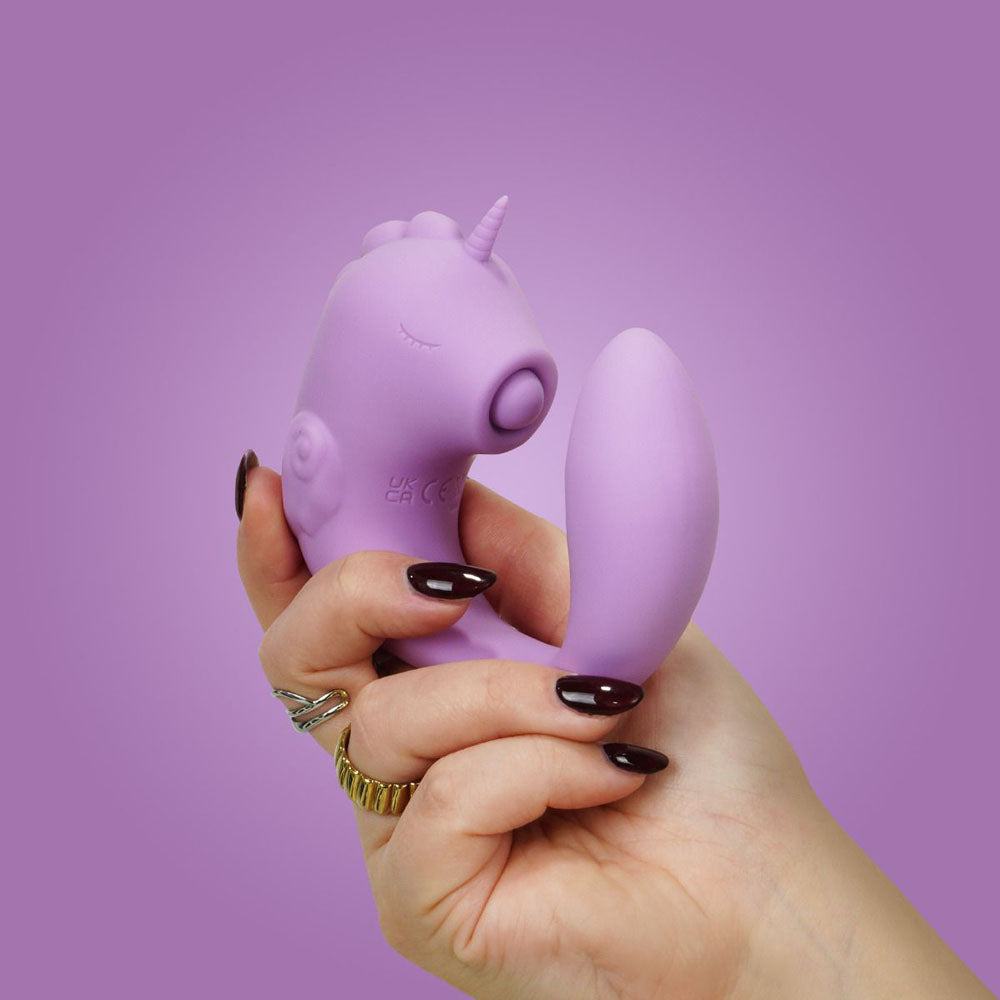 Unihorn - C Horse - Marina Lilac - Lilac USB Rechargeable Dual Unicorn Vibrator - UNICML