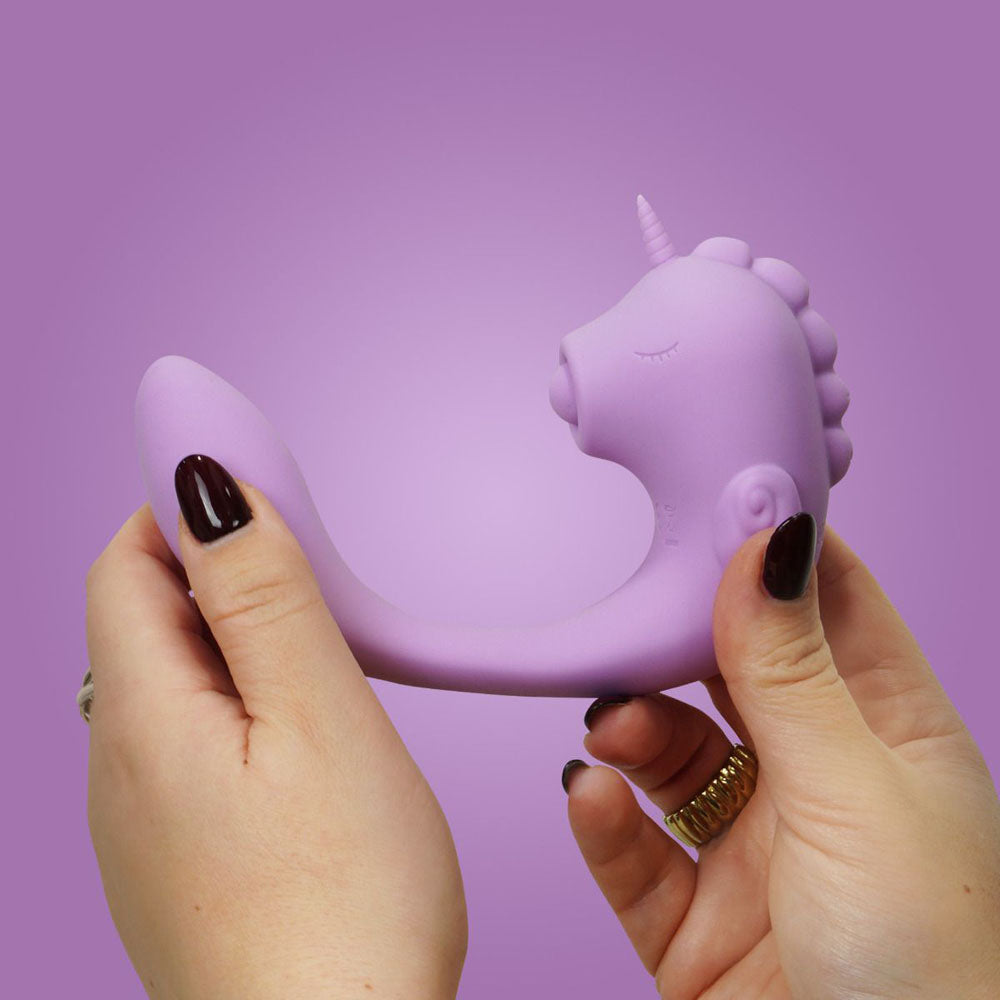 Unihorn - C Horse - Marina Lilac - Lilac USB Rechargeable Dual Unicorn Vibrator - UNICML