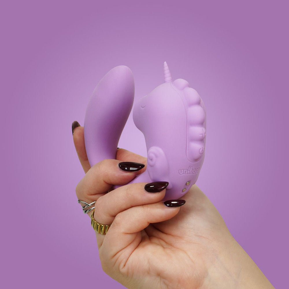 Unihorn - C Horse - Marina Lilac - Lilac USB Rechargeable Dual Unicorn Vibrator - UNICML