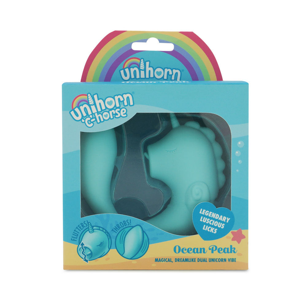 Unihorn - C Horse - Ocean Peak - Ocean Peak USB Rechargeable Dual Unicorn Vibrator - UNICOP
