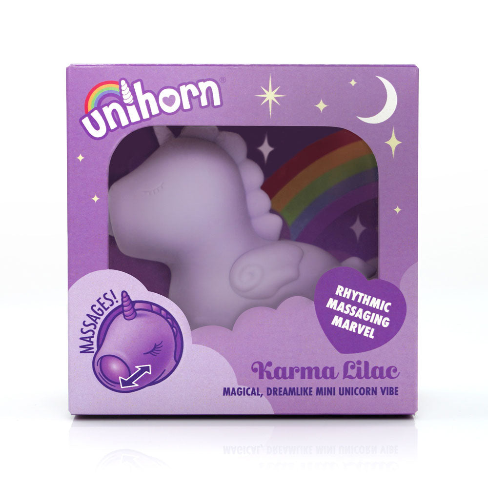 Unihorn - Karma Lilac - Lilac USB Rechargeable Flicking Stimulator - UNIKL