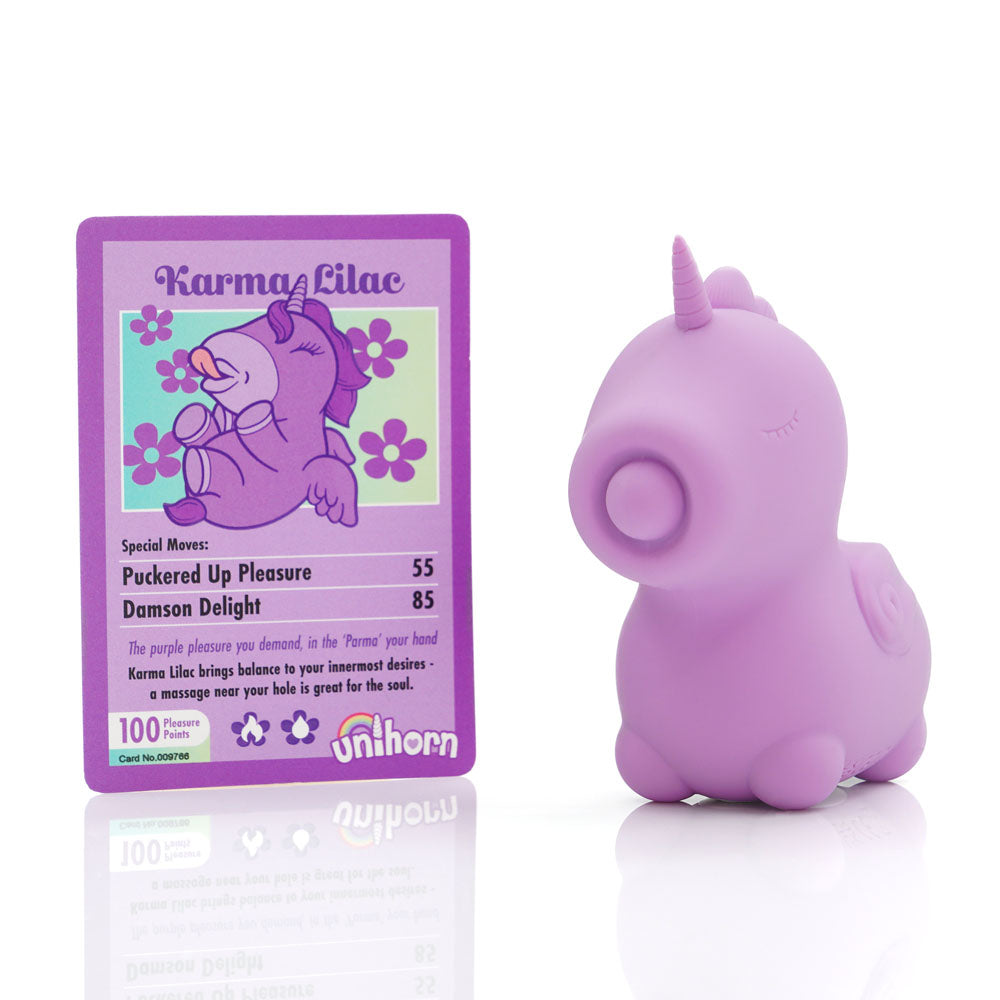 Unihorn - Karma Lilac - Lilac USB Rechargeable Flicking Stimulator - UNIKL