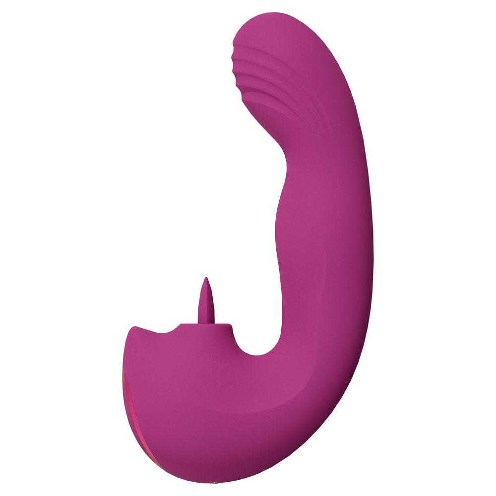 VIVE Yumi - Pink - Pink USB Rechargeable Triple Motor Vibrator - VIVE060PNK