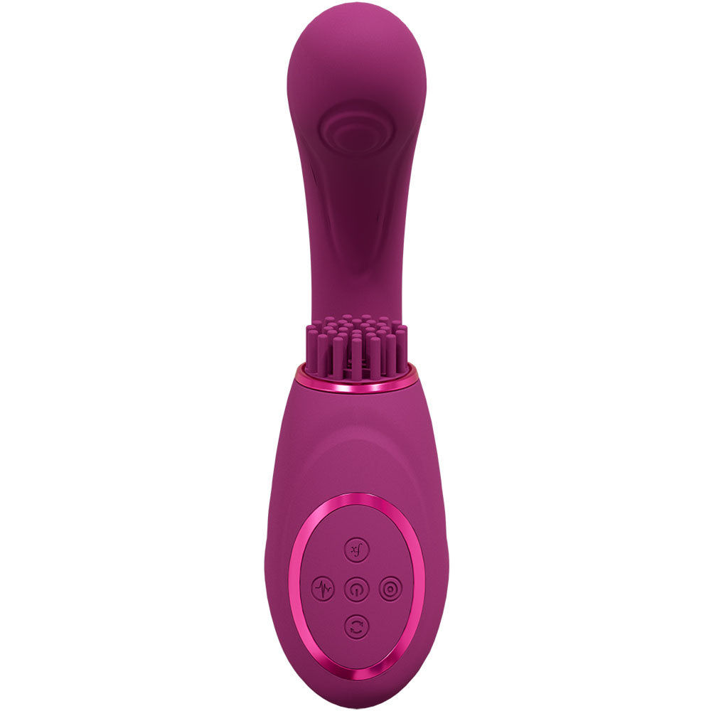 VIVE Gen - Pink - Pink USB Rechargeable Triple Motor Vibrator - VIVE061PNK