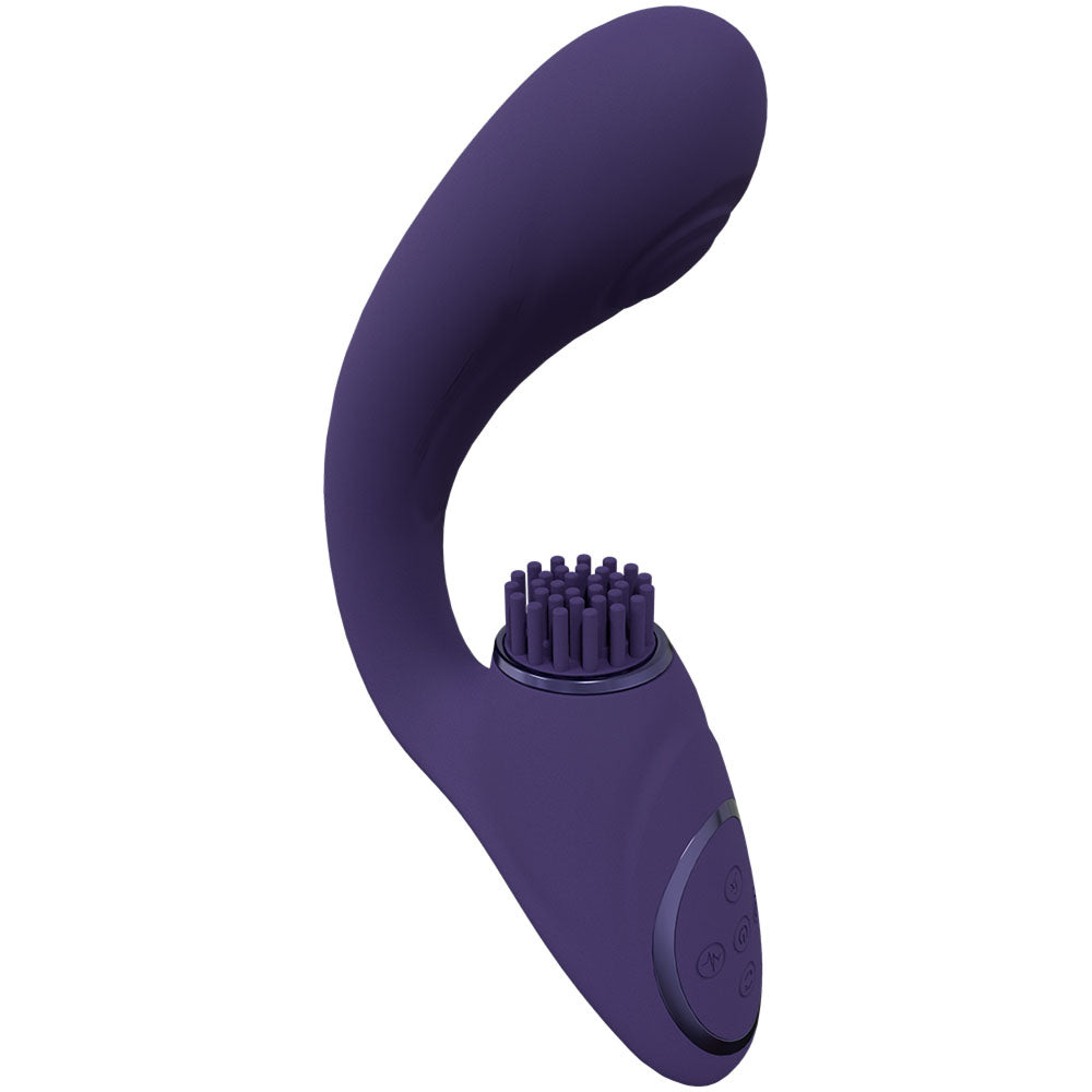 VIVE Gen - Purple - Purple USB Rechargeable Triple Motor Vibrator - VIVE061PUR