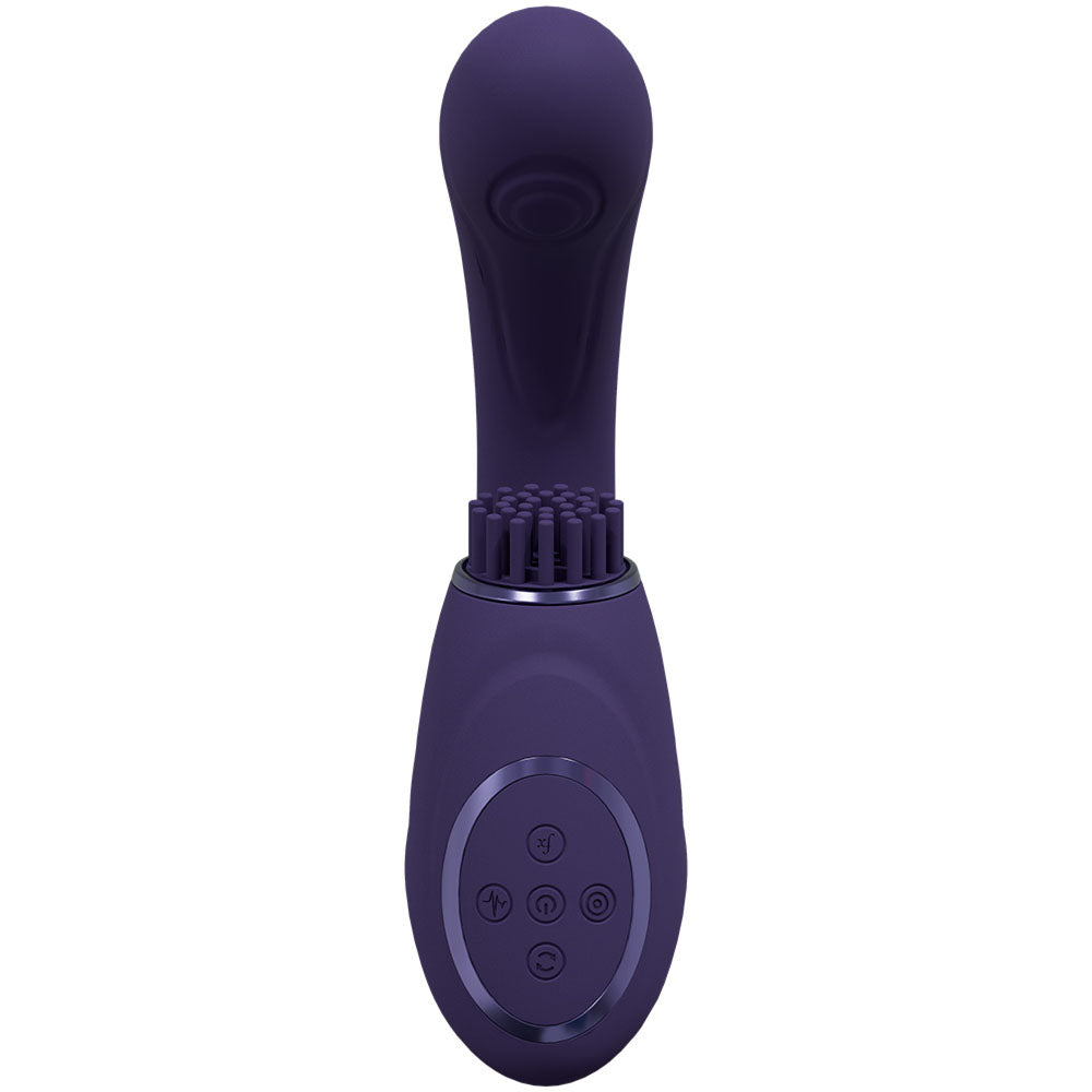 VIVE Gen - Purple - Purple USB Rechargeable Triple Motor Vibrator - VIVE061PUR