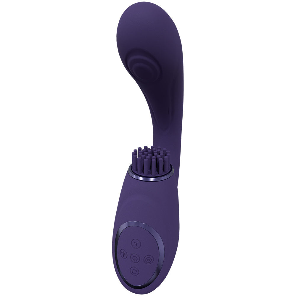 VIVE Gen - Purple - Purple USB Rechargeable Triple Motor Vibrator - VIVE061PUR