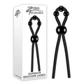 Zero Tolerance Ultimate Silicone Lasso - Black Silicone Adjustable Lasso Cock Ring - ZE-CR-3183-2