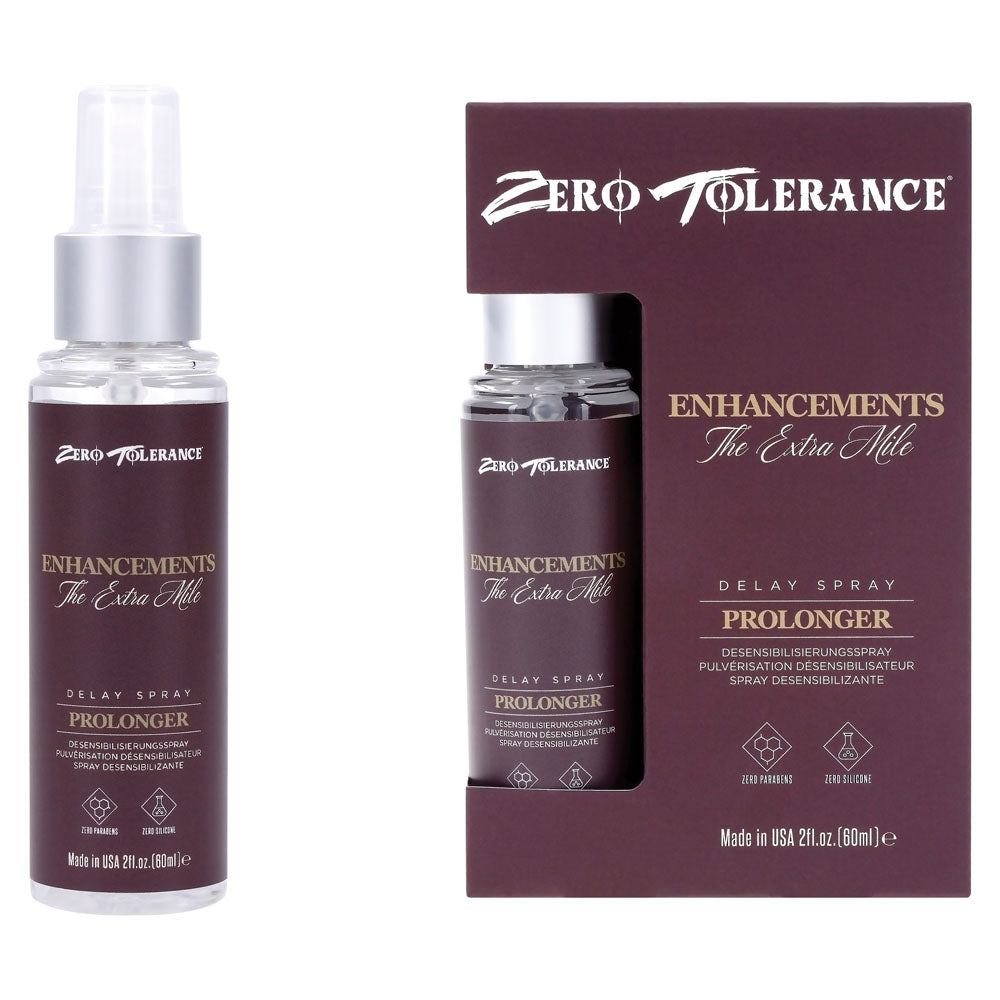Zero Tolerance Enhancements - The Extra Mile - Delay Spray for Men - 60 ml Spray - ZE-LU-4363-2