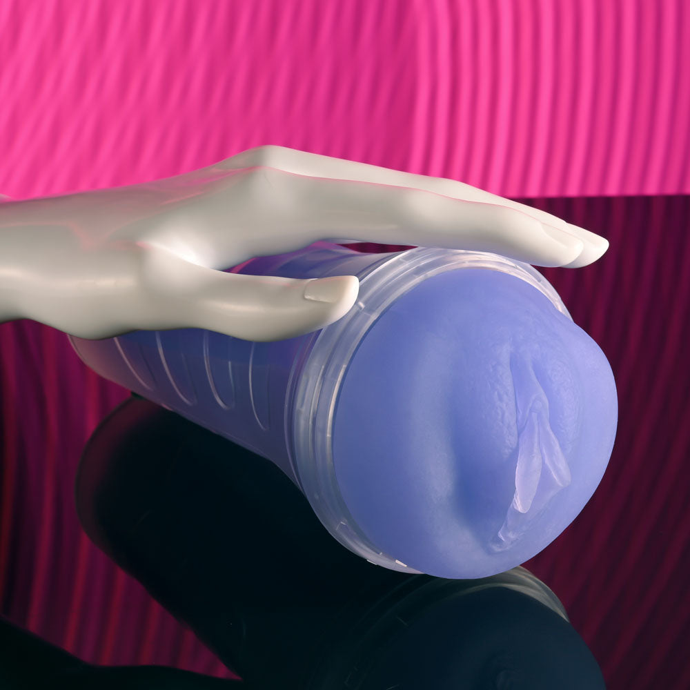 Zero Tolerance POP ON THE GLOW - Glow in Dark Purple Vagina Stroker - ZE-MS-5575-2