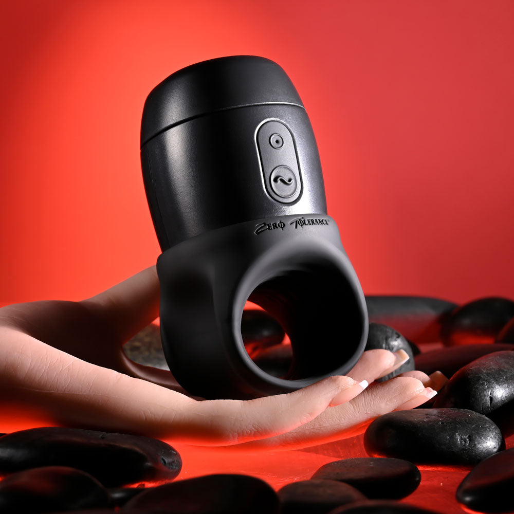 Zero Tolerance WET IT BE - Black USB Rechargeable Vibrating and Self Lubricating Stroker - ZE-RS-3953-2