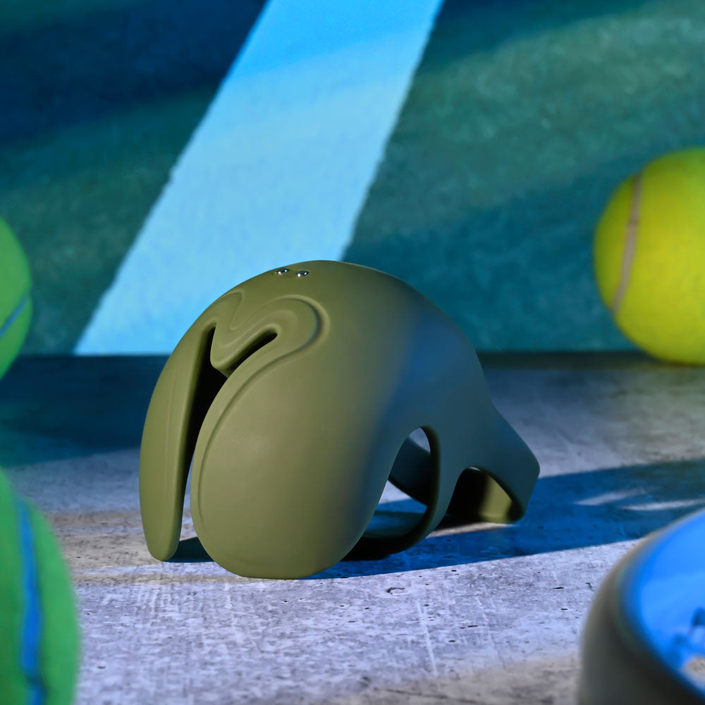 Zero Tolerance NUTTY BUDDY - Olive Green USB Rechargeable Vibrating Cock & Balls Ring - ZE-RS-5896-2