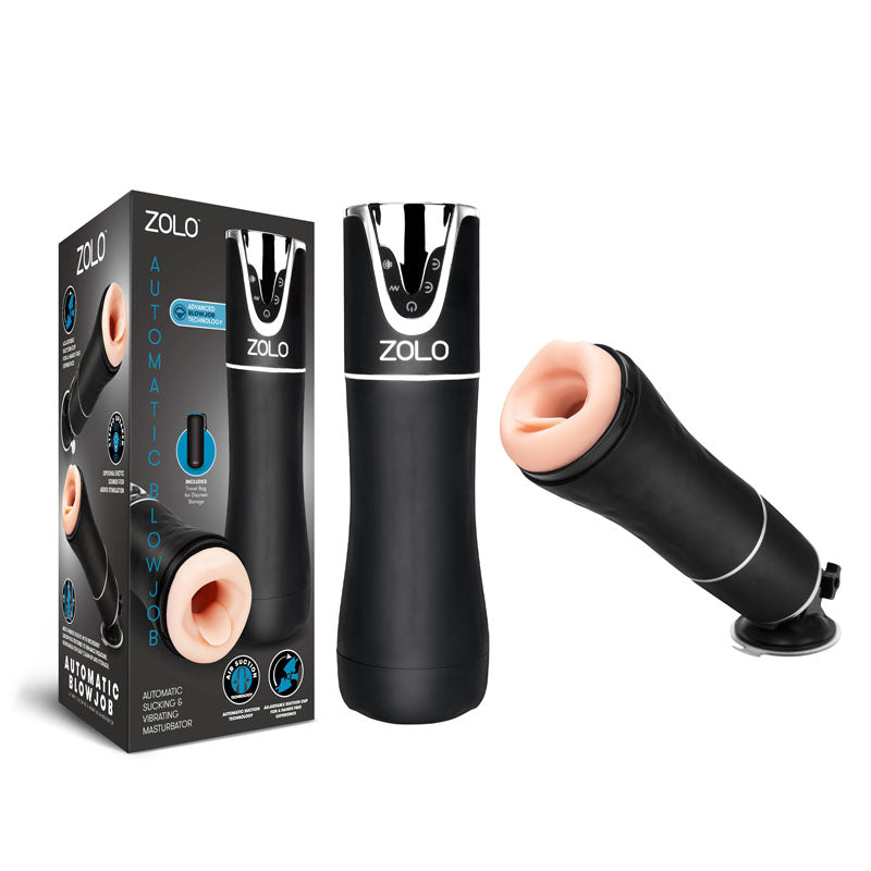 Zolo Automatic Blowjob - USB Rechargeable Auto Masturbator - ZO-6031
