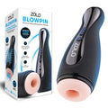 Zolo Blowpin - Flesh USB Rechargeable Auto Sucking and Vibrating Masturbator - ZO-6075