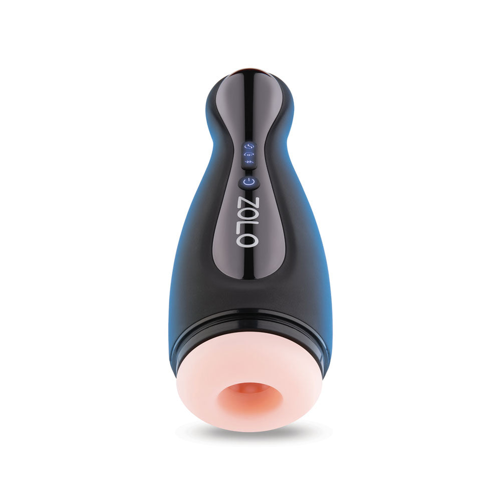 Zolo Blowpin - Flesh USB Rechargeable Auto Sucking and Vibrating Masturbator - ZO-6075