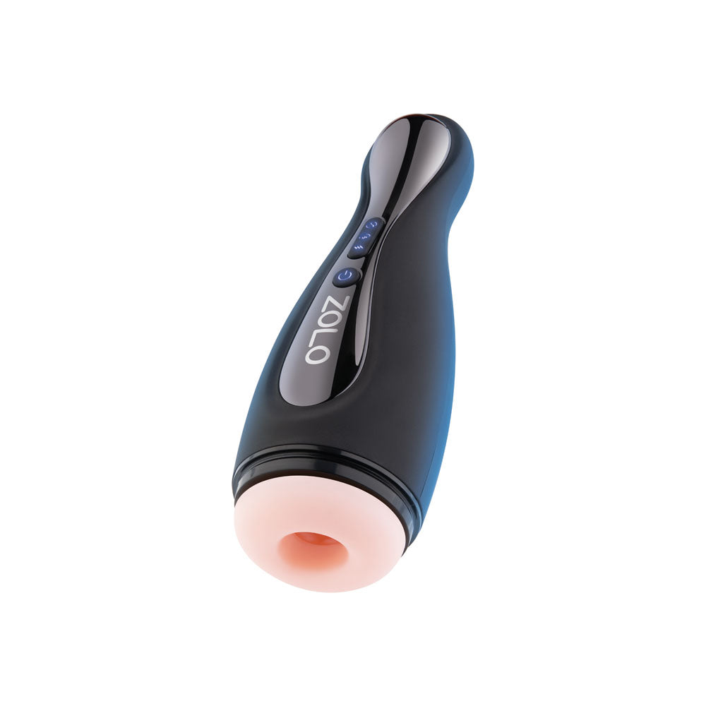 Zolo Blowpin - Flesh USB Rechargeable Auto Sucking and Vibrating Masturbator - ZO-6075