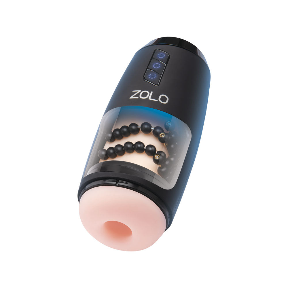 Zolo Upstroke - Flesh USB Rechargeable Auto Thrusting Masturbator - ZO-6076