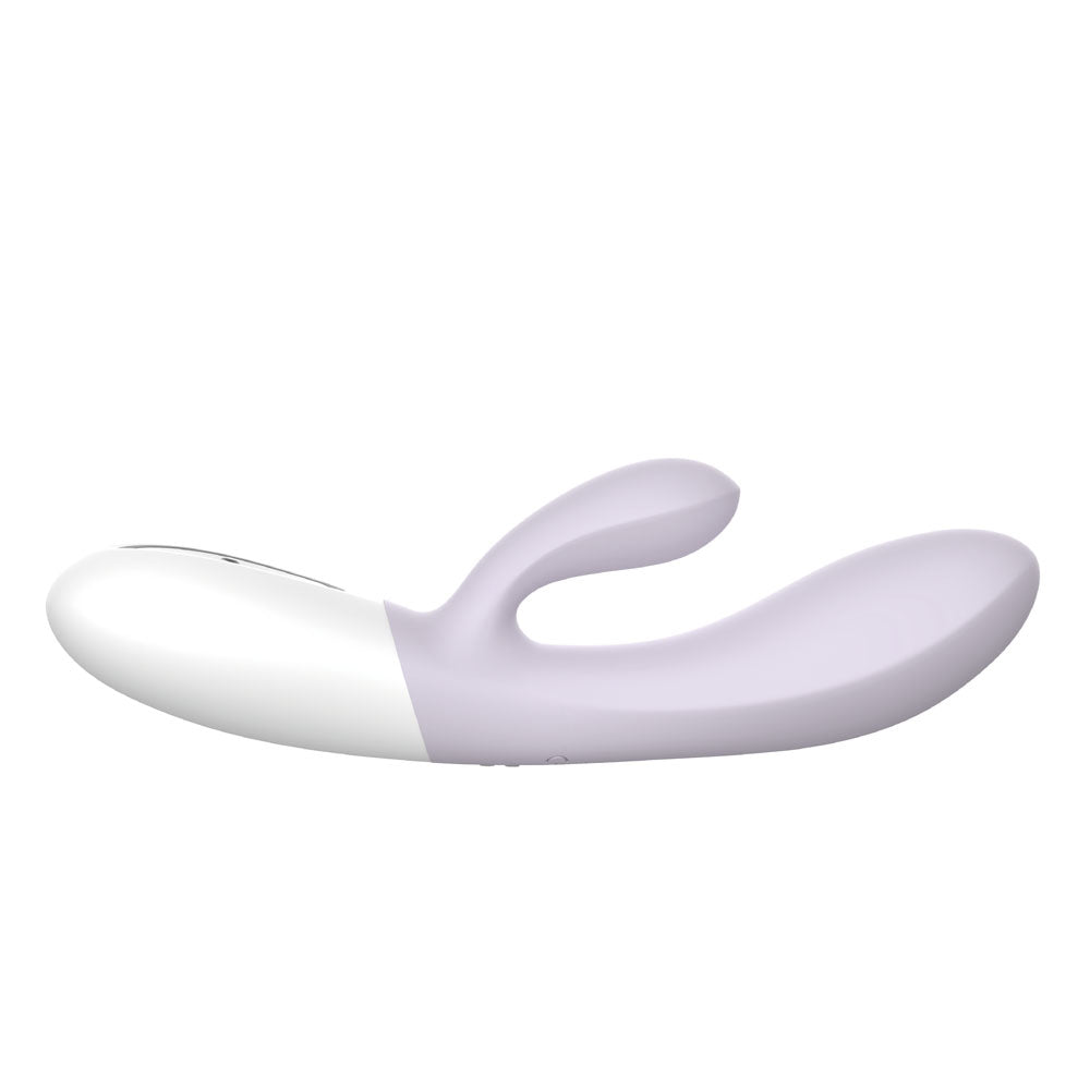 Zini Dew - Purple Hydrangea 20 cm USB Rechargeable Rabbit Vibrator - ZV201