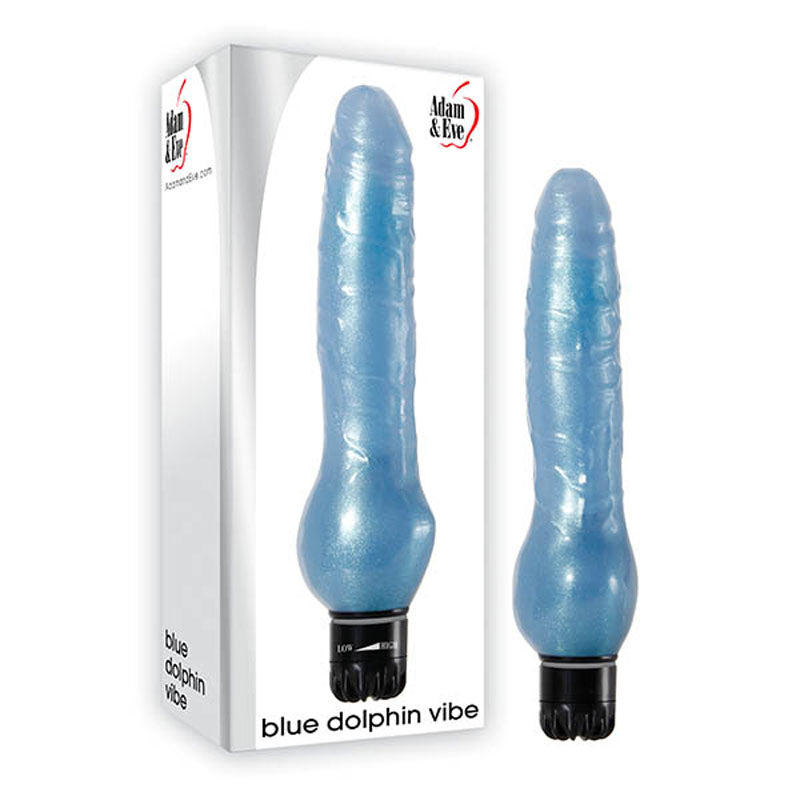 Adam & Eve Blue Dolphin Vibe - Blue 21.6 cm (8.5'') Vibrator - B425 0000